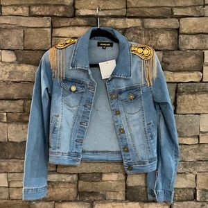 Jacket!! Blue jeans !! Small ! New